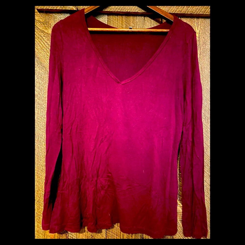 Charlotte Russe Burgundy Women’s Top